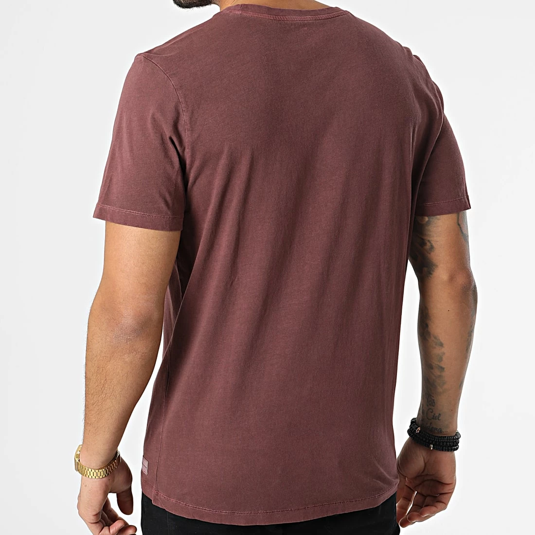 Meilleure affaire 🌟 Tee 👚 Shirt 1029274-XX-10 Bordeaux de Tom Tailor 😀 – Image 4