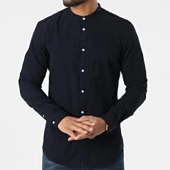 Meilleure vente 🌟 Chemise Manches Longues 1022740-XX-12 Bleu Marine de Tom Tailor 💯