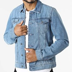 Promo 🎉 Veste Jean Type 06 Bleu Wash de Tom Tailor 😀