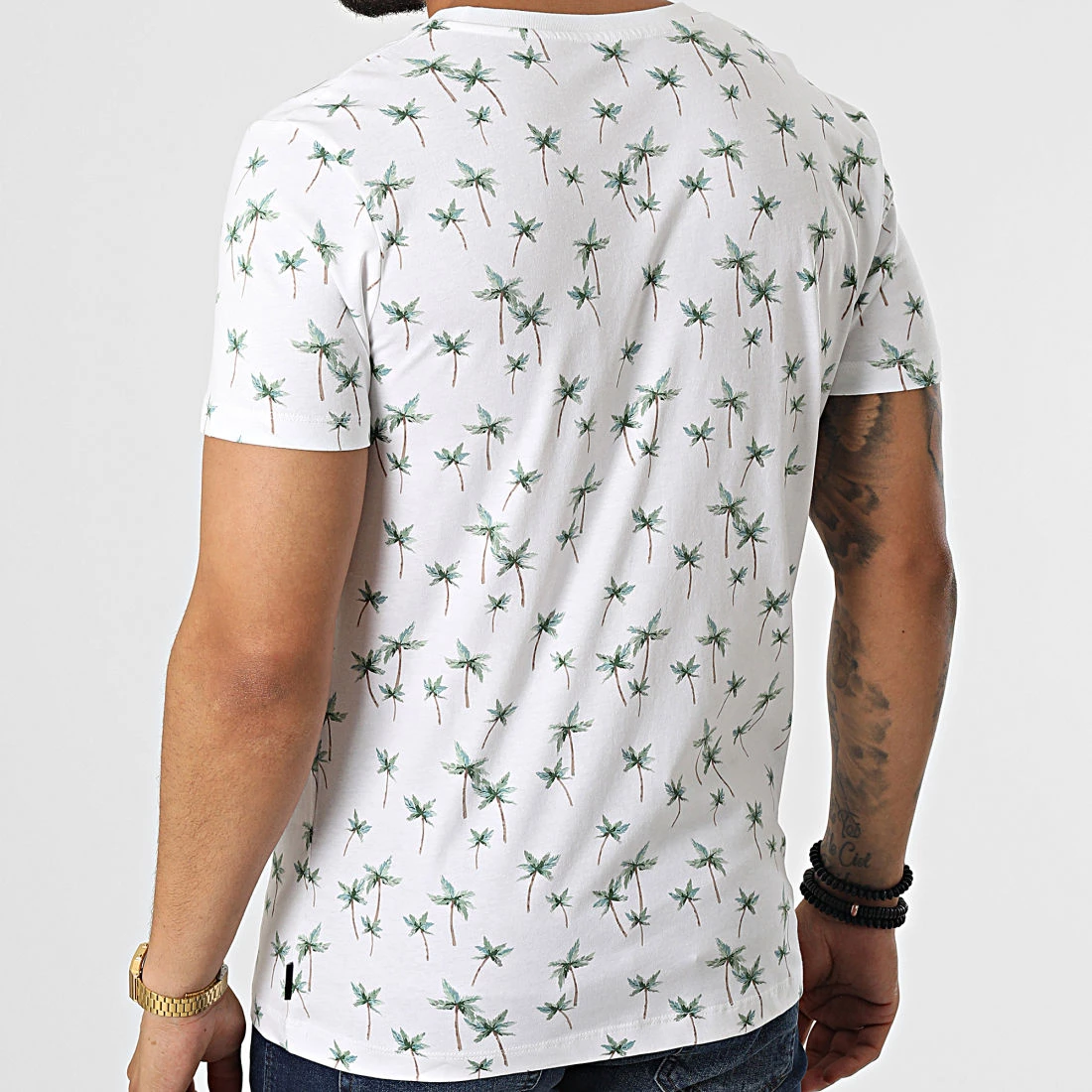 Coupon 🎉 Tee 👕 Shirt All Over Print Blanc de Tom Tailor 🤩 – Image 4