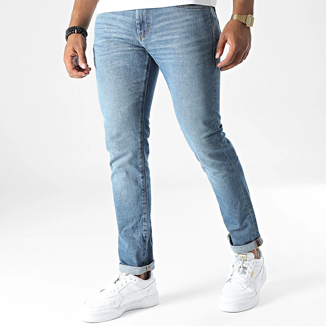 Meilleur prix ✨ Jean Slim 1032767-XX-10 Bleu Denim de Tom Tailor ✨