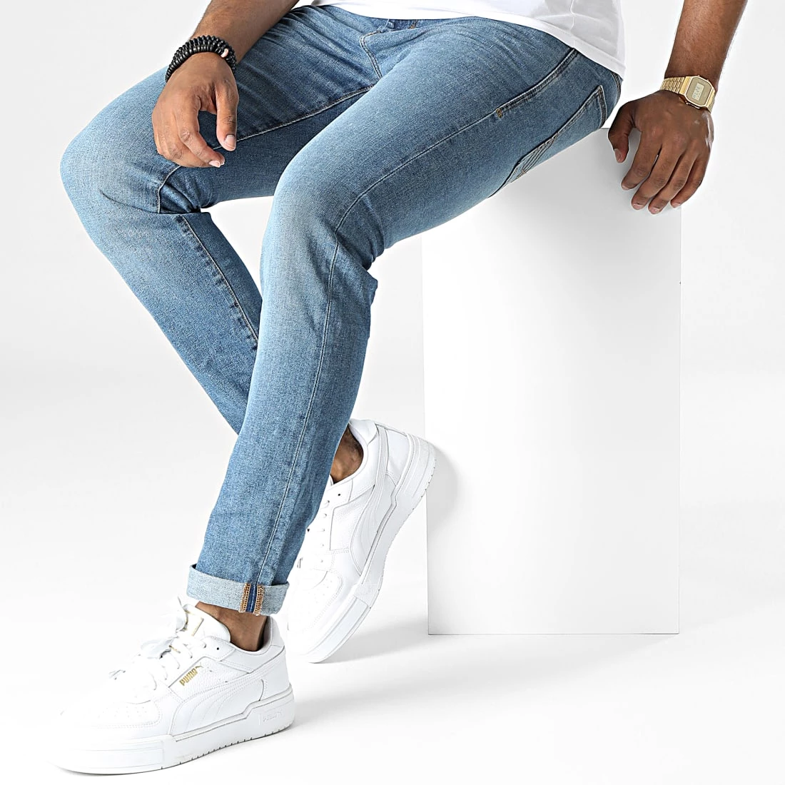 Meilleur prix ✨ Jean Slim 1032767-XX-10 Bleu Denim de Tom Tailor ✨ – Image 3