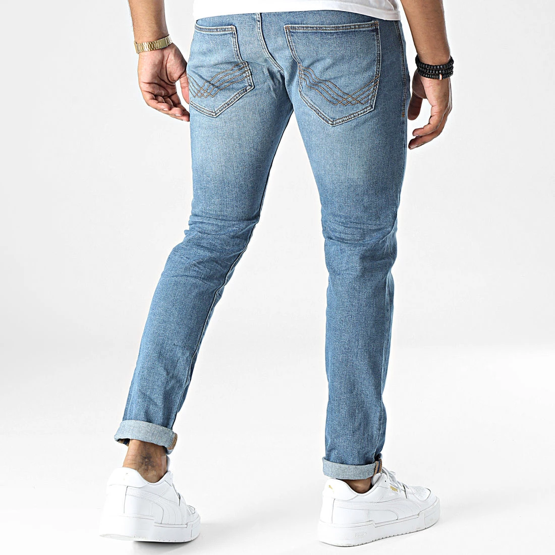 Meilleur prix ✨ Jean Slim 1032767-XX-10 Bleu Denim de Tom Tailor ✨ – Image 4