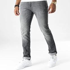 Nouveau 🛒 Jean Slim 1032767-XX-10 Gris Anthracite de Tom Tailor 🔥