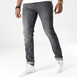 Grosses soldes 🎁 Jean Slim 1032752 Noir de Tom Tailor 🎉