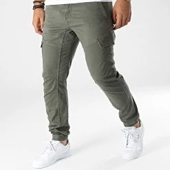 Sortie 👍 Pantalon Cargo 1032860 Vert Kaki de Tom Tailor ⭐