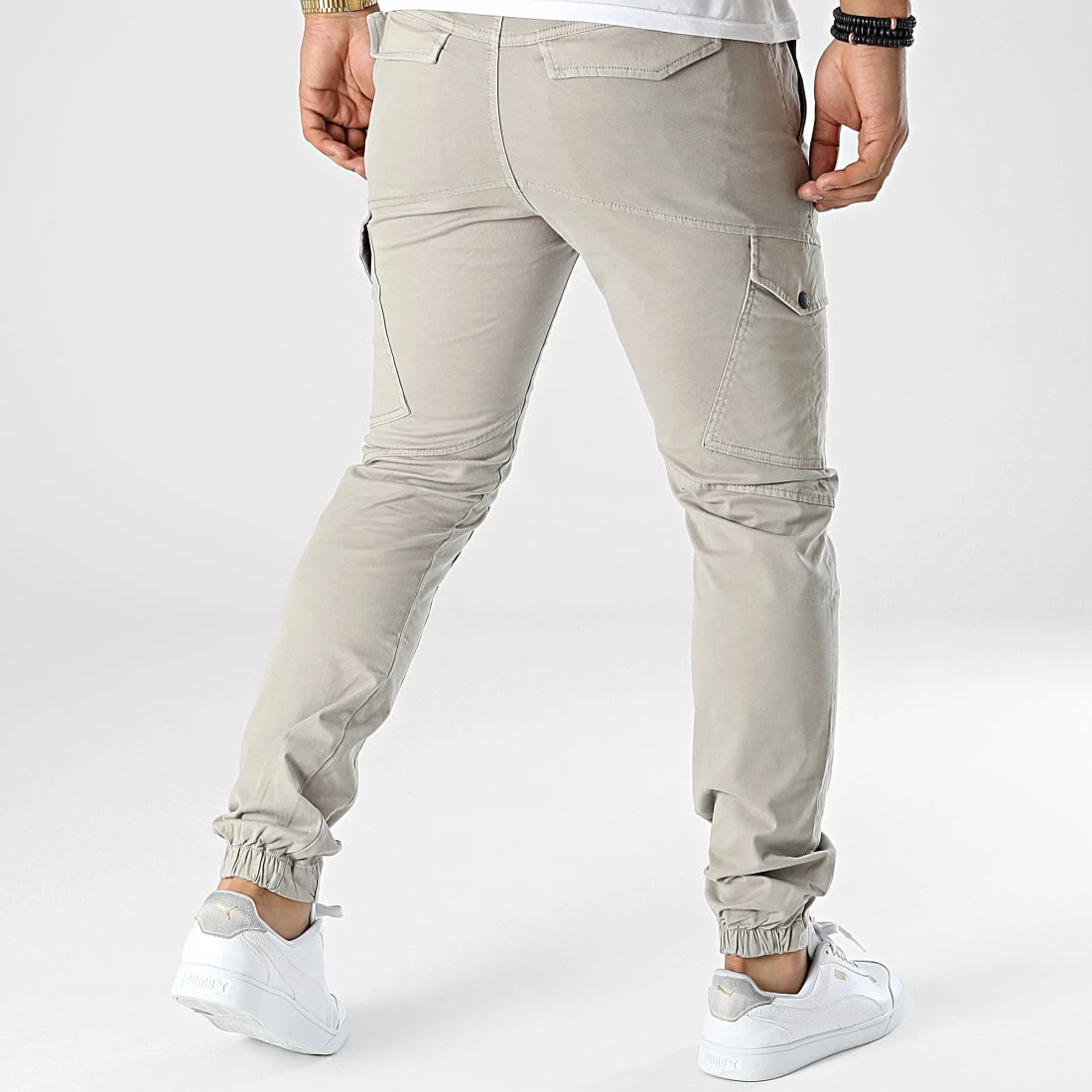 Budget 😀 Pantalon Cargo 1032860 Beige Gris de Tom Tailor ❤️ – Image 4