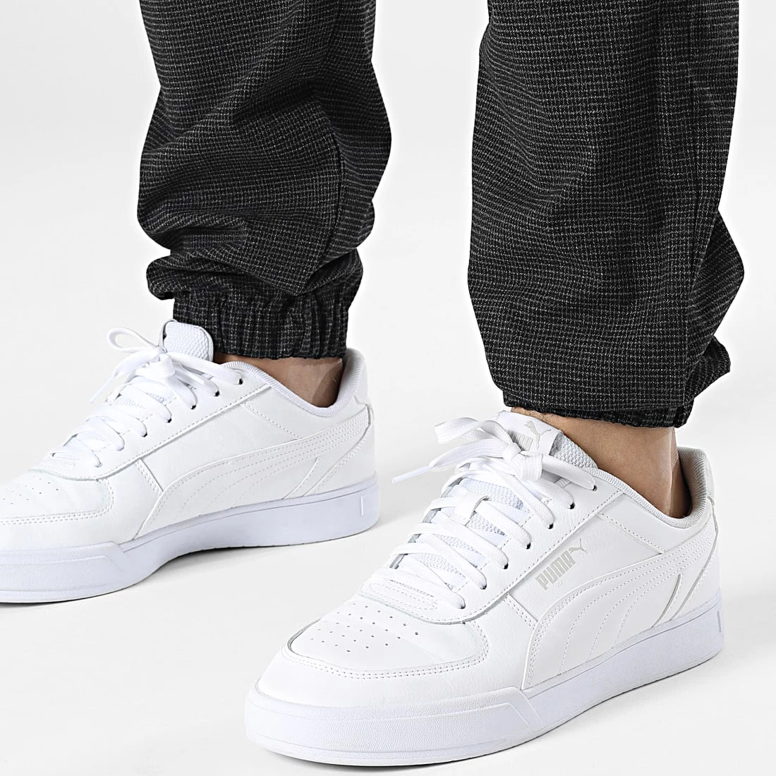 Grosses soldes 🥰 Pantalon A Carreaux 1032861-XX-12 Gris Anthracite de Tom Tailor 💯 – Image 2