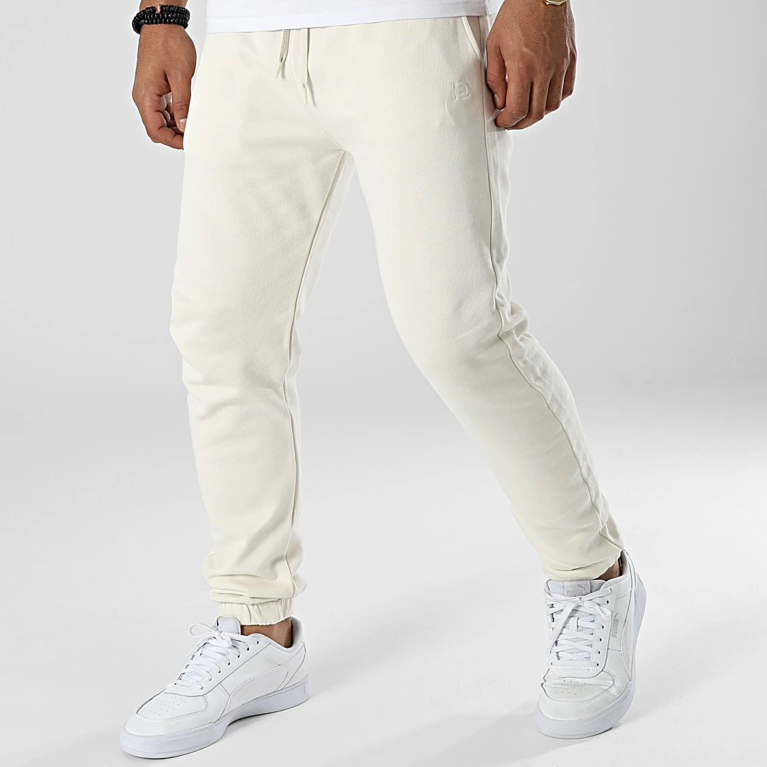 De gros 🎁 Pantalon Jogging 1032789-XX-12 Beige Clair de Tom Tailor ✔️