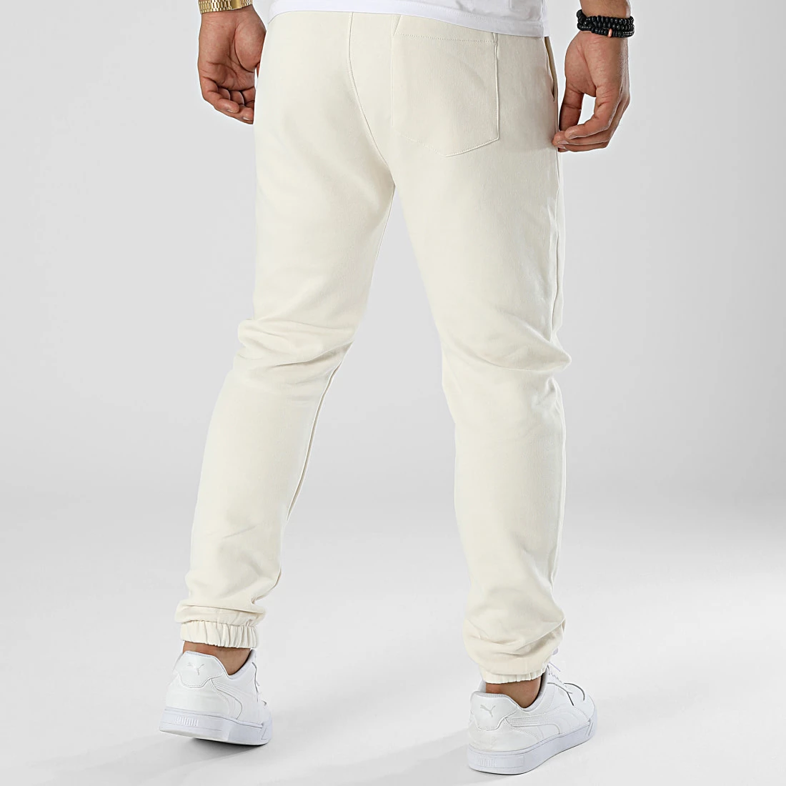De gros 🎁 Pantalon Jogging 1032789-XX-12 Beige Clair de Tom Tailor ✔️ – Image 4