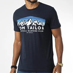 Budget 🔔 Tee 👚 Shirt 1034357 Bleu Marine de Tom Tailor 🌟