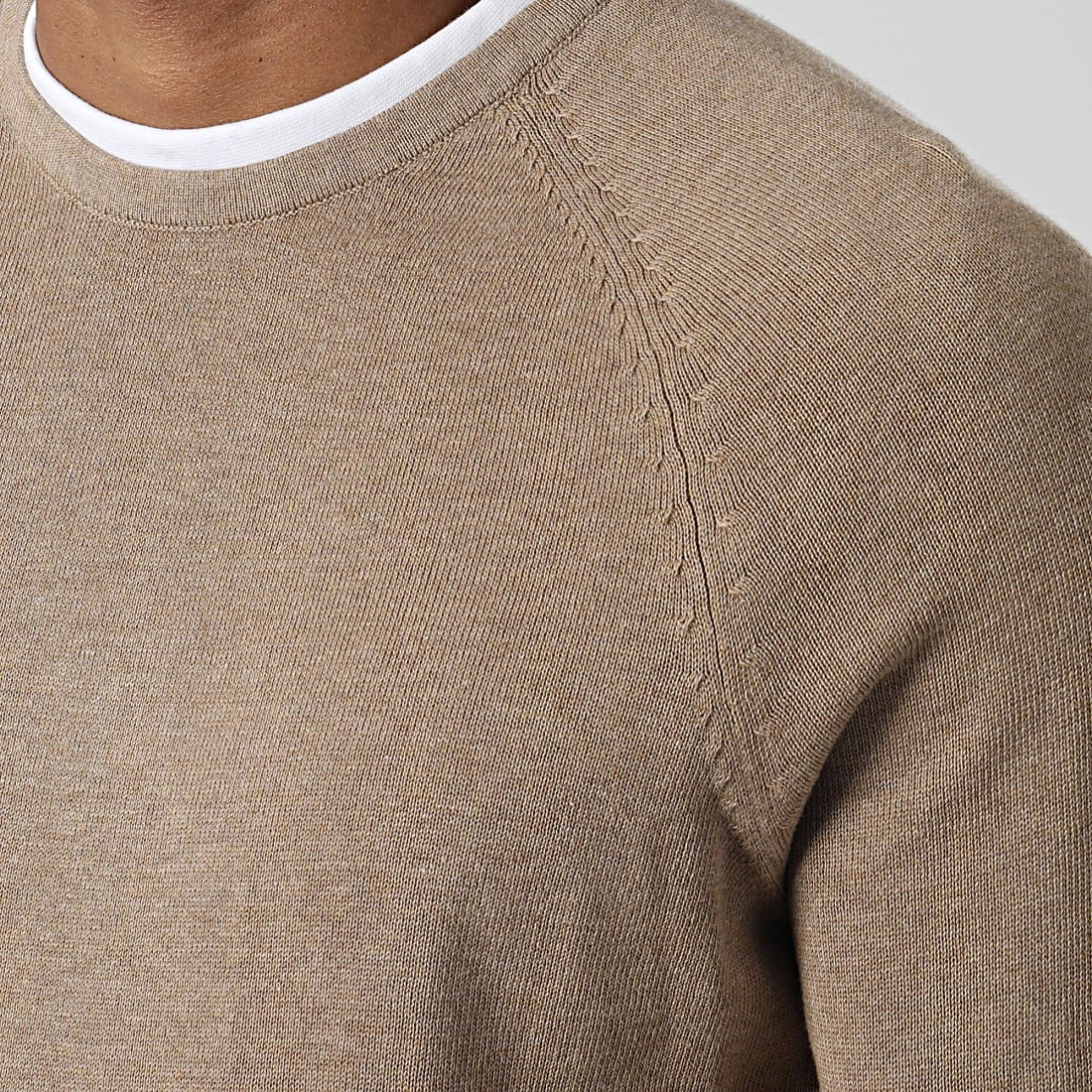 Le moins cher 🎉 Pull Basic 1033335-XX-12 Beige Chiné de Tom Tailor 🧨 – Image 2